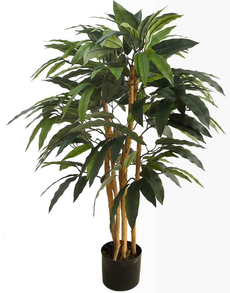 Mangobaum 90cm DA Kunstbäume Kunstpflanzen Kunstbaum künstlicher Baum